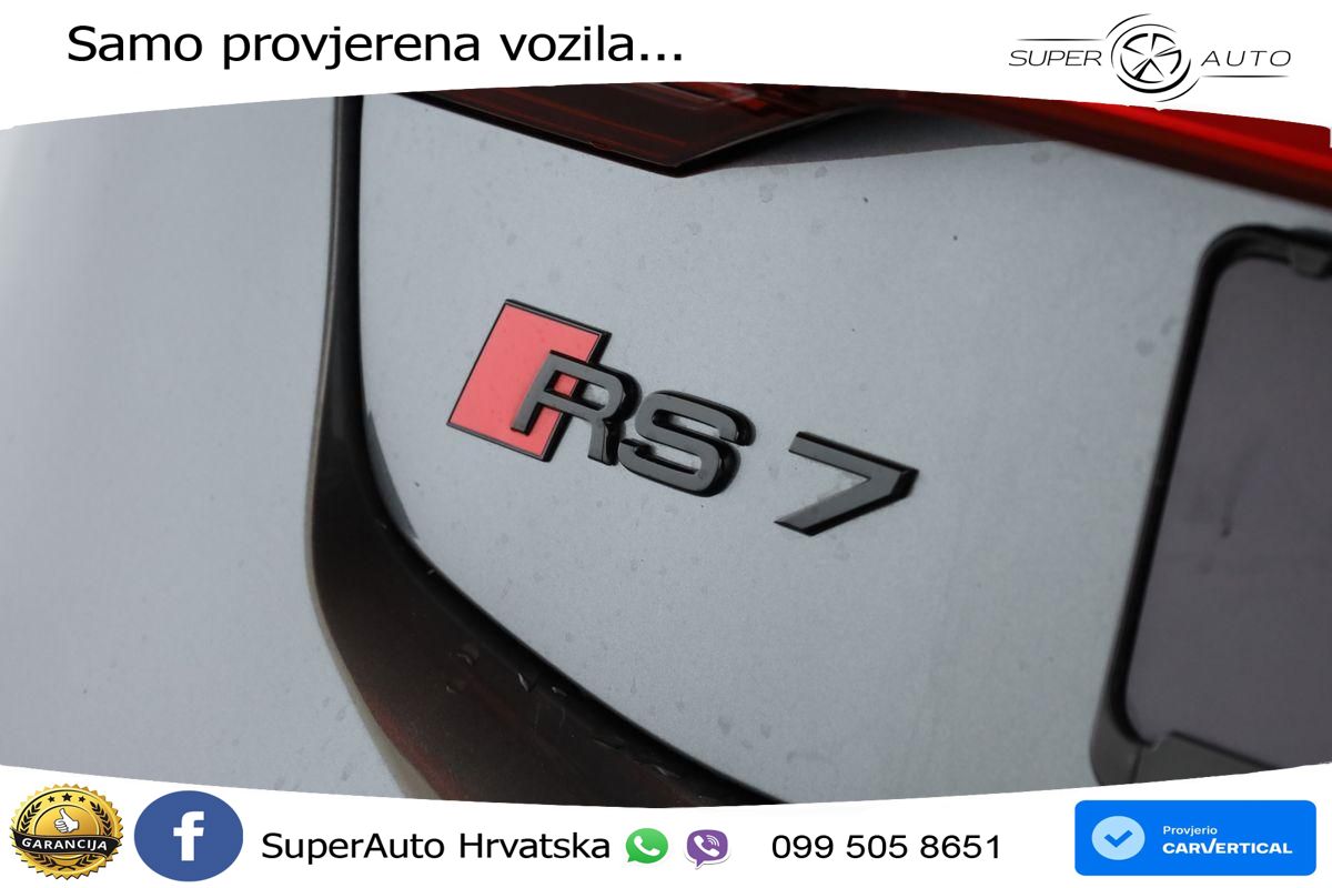 Audi RS7 4.0 TFSI V8 performance (630 KS) quattro tiptronic ZRAČNI+ACC+GR SJED+KAM+PANO
