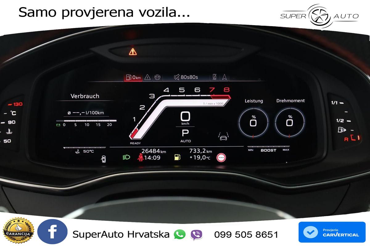 Audi RS7 4.0 TFSI V8 performance (630 KS) quattro tiptronic ZRAČNI+ACC+GR SJED+KAM+PANO