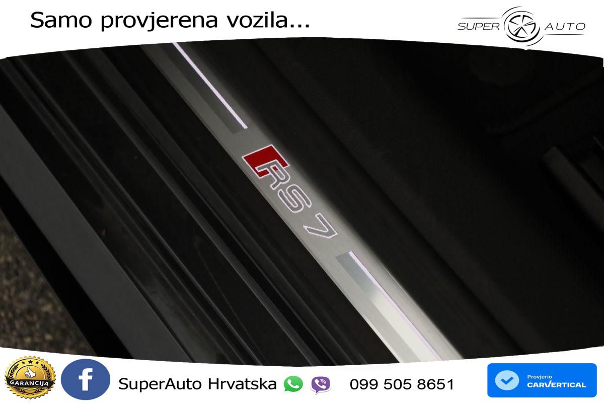 Audi RS7 4.0 TFSI V8 performance (630 KS) quattro tiptronic ZRAČNI+ACC+GR SJED+KAM+PANO