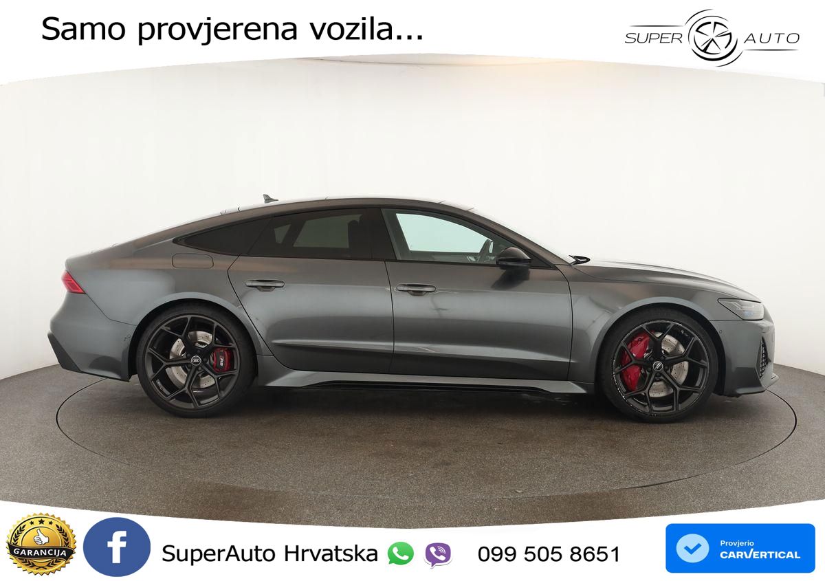Audi RS7 4.0 TFSI V8 performance (630 KS) quattro tiptronic ZRAČNI+ACC+GR SJED+KAM+PANO