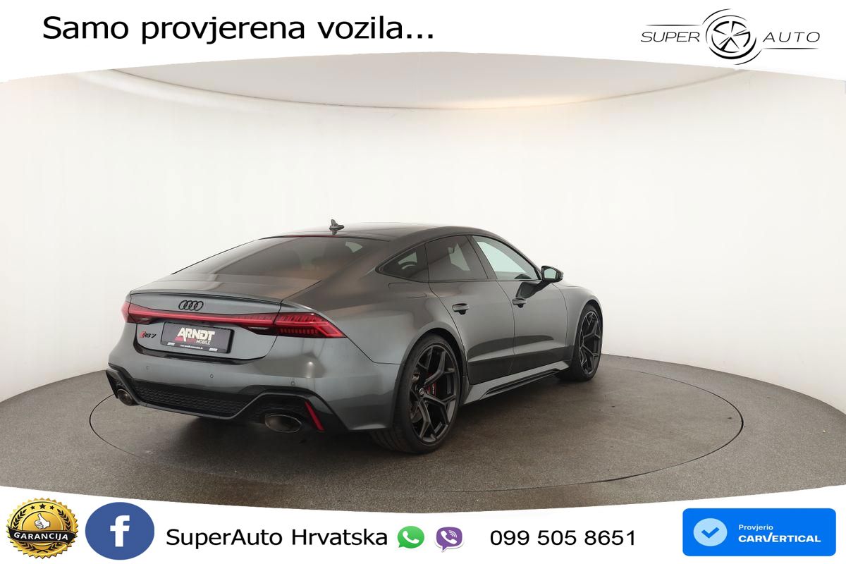 Audi RS7 4.0 TFSI V8 performance (630 KS) quattro tiptronic ZRAČNI+ACC+GR SJED+KAM+PANO