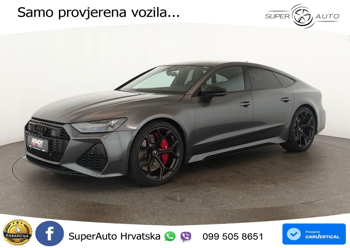 Audi RS7 4.0 TFSI V8 performance (630 KS) quattro tiptronic ZRAČNI+ACC+GR SJED+KAM+PANO