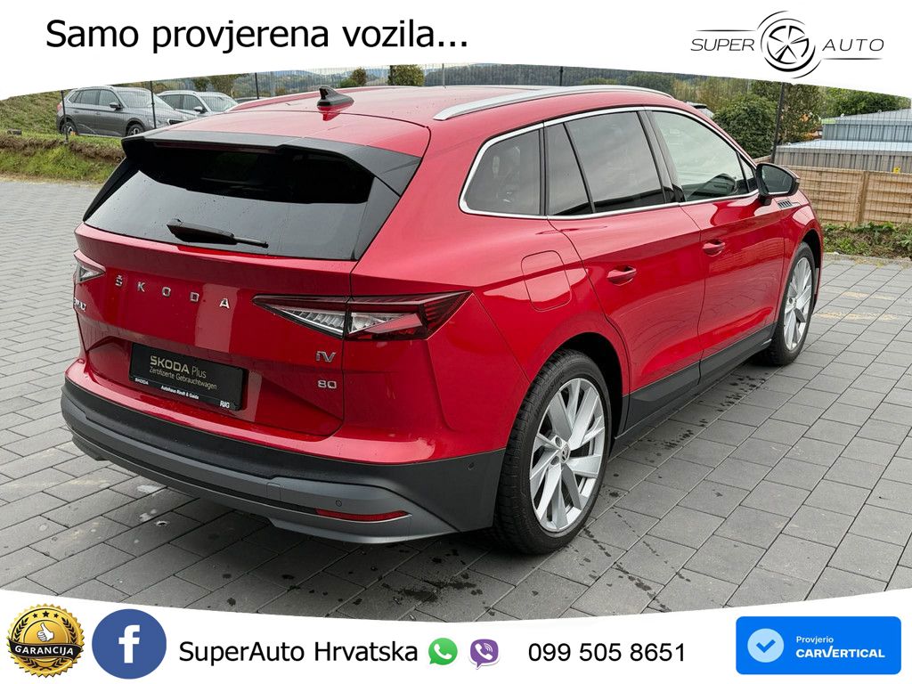 Škoda Enyaq iV 80 82 kWh (204 KS) Loft LED+GR SJED+ACC
