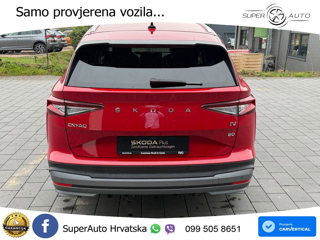 Škoda Enyaq iV 80 82 kWh (204 KS) Loft LED+GR SJED+ACC