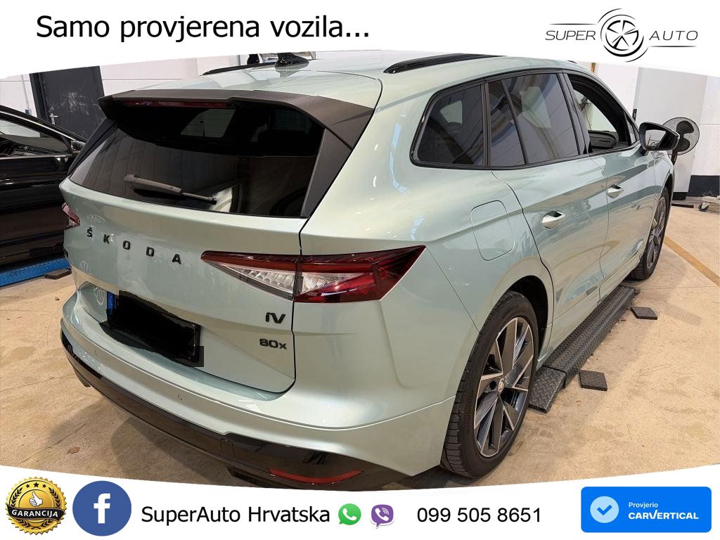 Škoda Enyaq iV 80x 82 kWh (265 KS) AWD SportLine LED+GR SJED+ACC