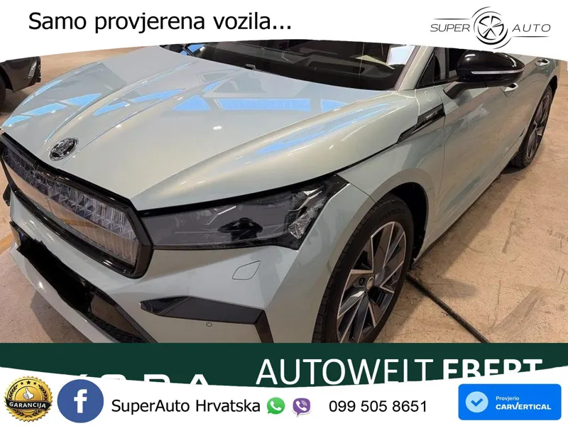 Škoda Enyaq iV 80x 82 kWh (265 KS) AWD SportLine LED+GR SJED+ACC