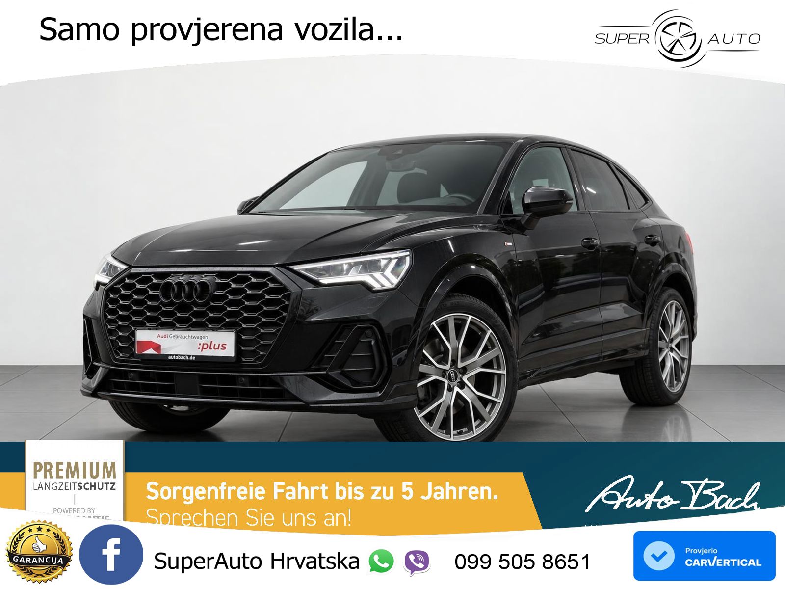 Audi Q3 Sportback 40 TDI (200 KS) quattro S tronic S line MATRIX+GR SJED+KAM