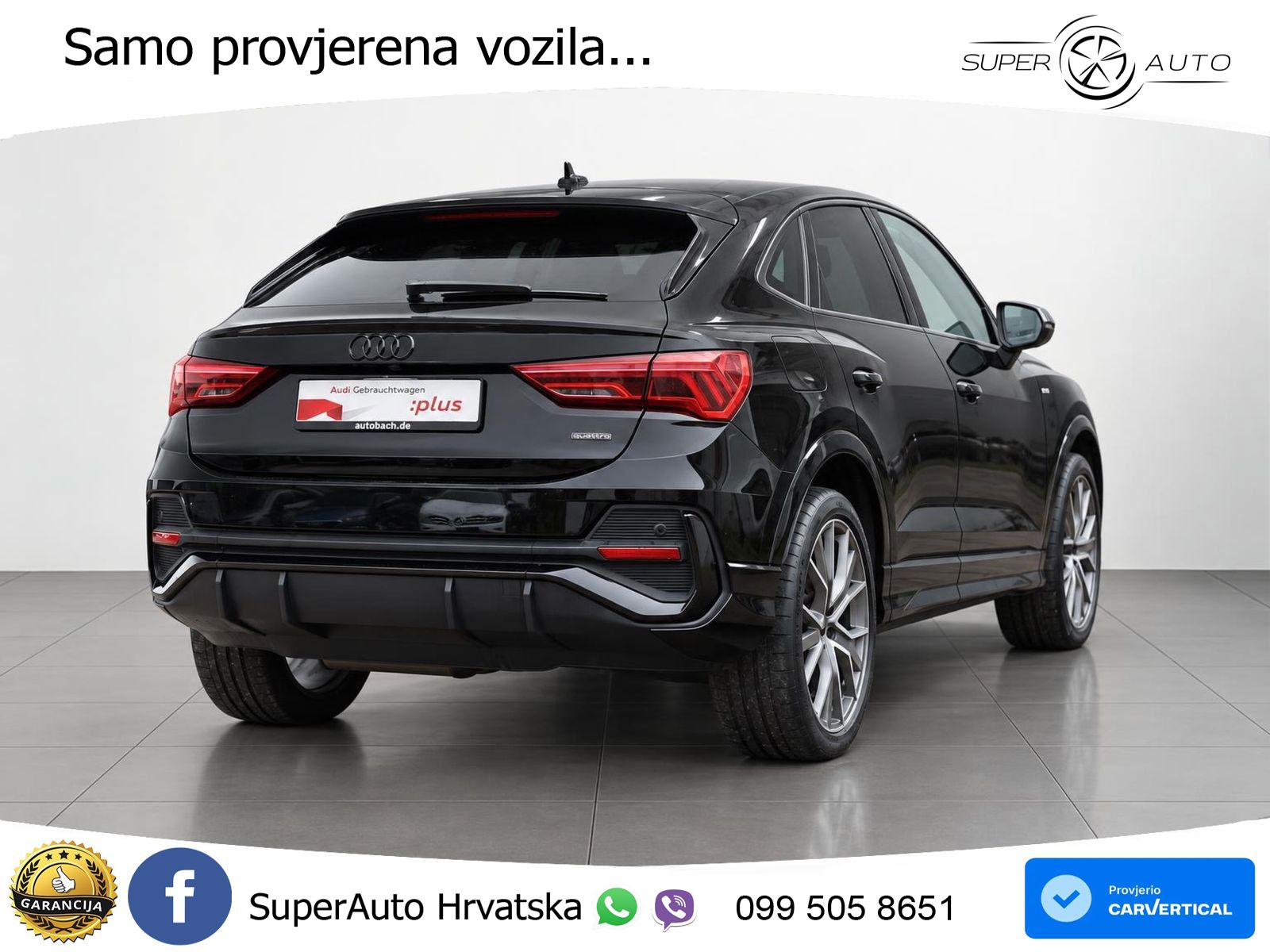 Audi Q3 Sportback 40 TDI (200 KS) quattro S tronic S line MATRIX+GR SJED+KAM