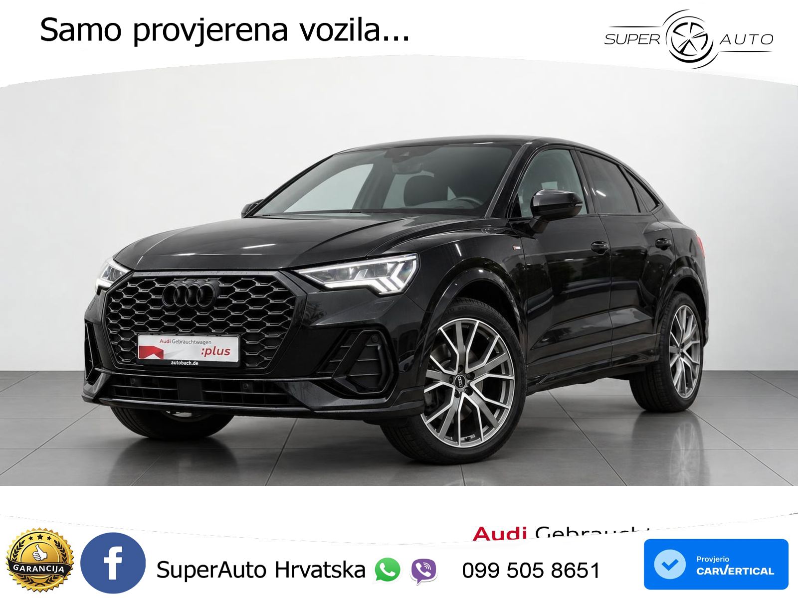 Audi Q3 Sportback 40 TDI (200 KS) quattro S tronic S line MATRIX+GR SJED+KAM