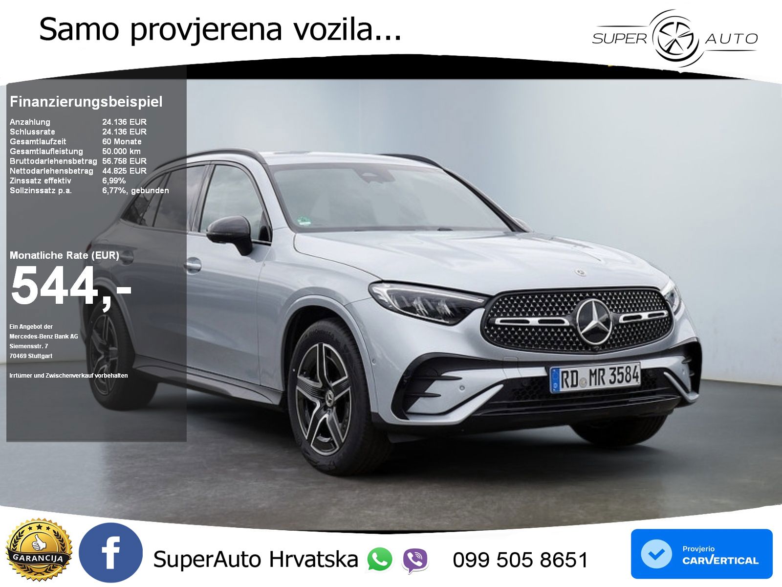 Mercedes GLC 200d (163 KS) 4MATIC 9G-TRONIC AMG LED+GR SJED+ACC