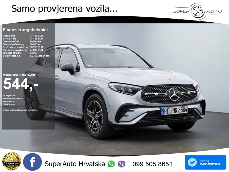 Mercedes GLC 200d (163 KS) 4MATIC 9G-TRONIC AMG LED+GR SJED+ACC