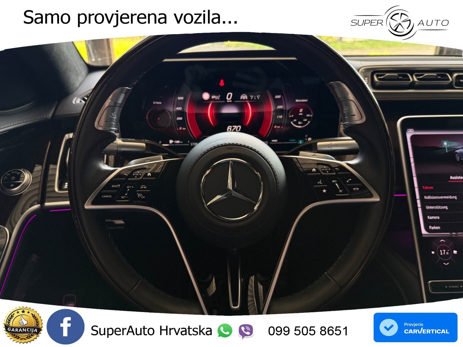 Mercedes S 500 (449 KS) EQ Boost 4MATIC 9G-TRONIC AMG LED+GR SJED+ACC