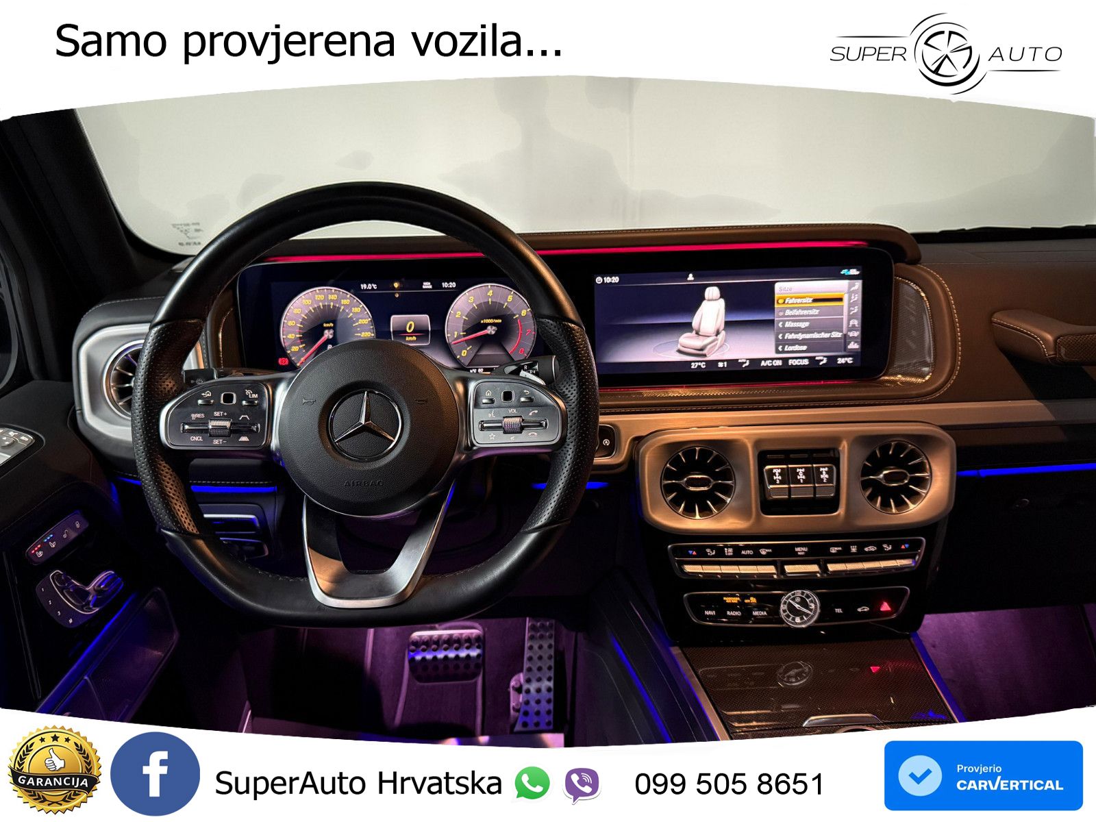 Mercedes G 500 Long V8 (422 KS) 4MATIC 9G-TRONIC AMG LED+GR SJED+ACC