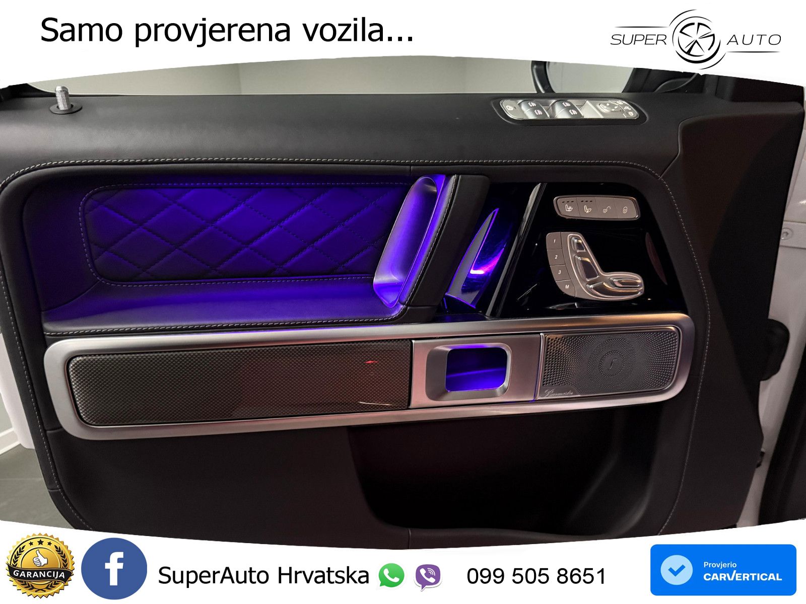 Mercedes G 500 Long V8 (422 KS) 4MATIC 9G-TRONIC AMG LED+GR SJED+ACC