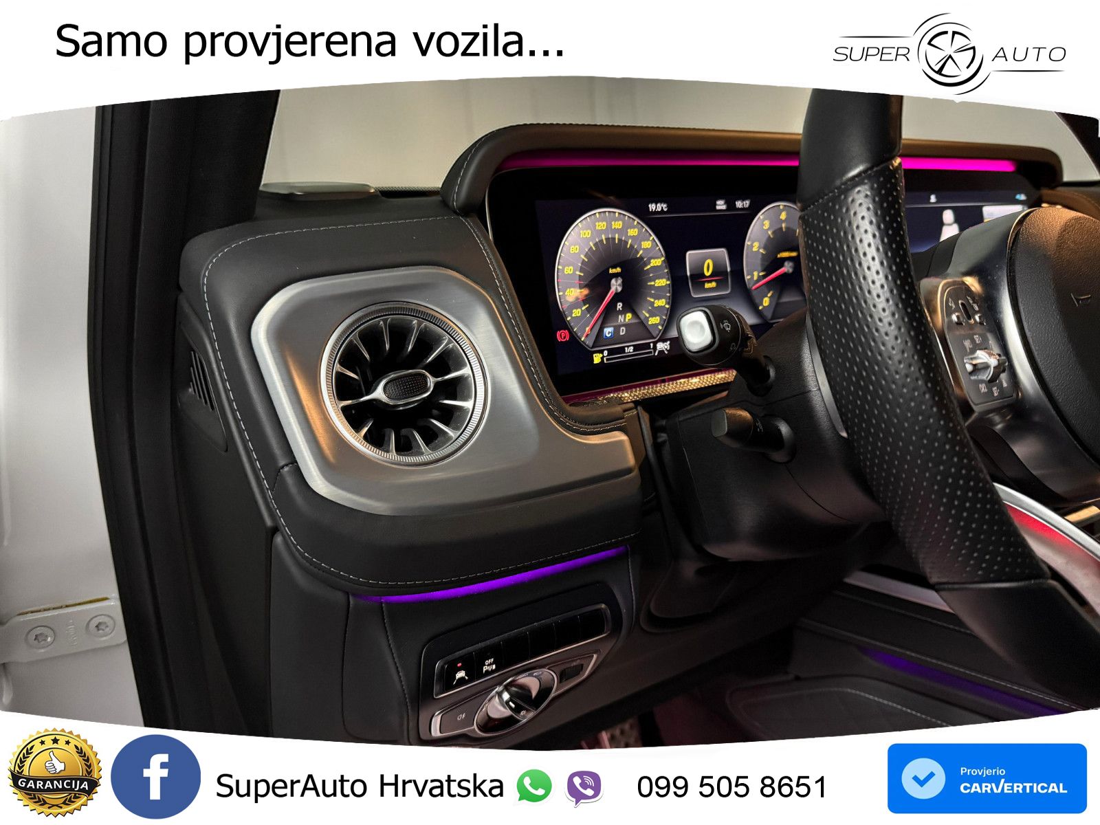 Mercedes G 500 Long V8 (422 KS) 4MATIC 9G-TRONIC AMG LED+GR SJED+ACC