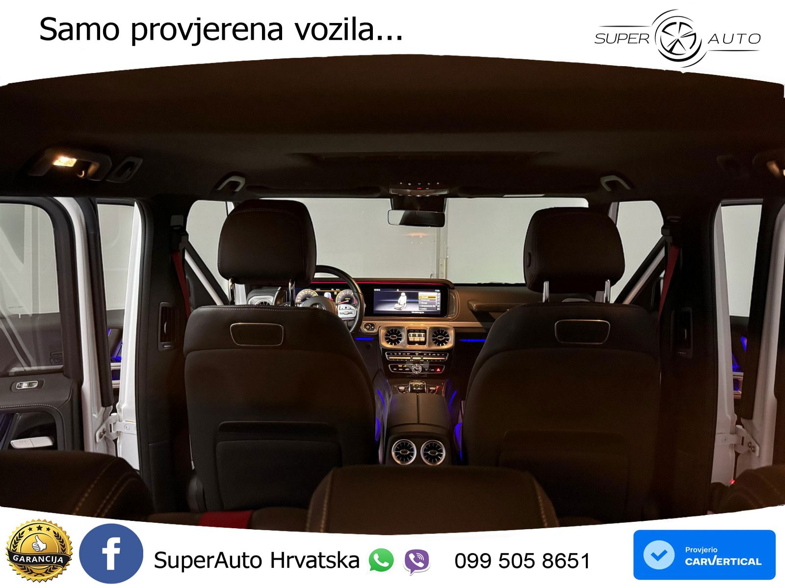 Mercedes G 500 Long V8 (422 KS) 4MATIC 9G-TRONIC AMG LED+GR SJED+ACC
