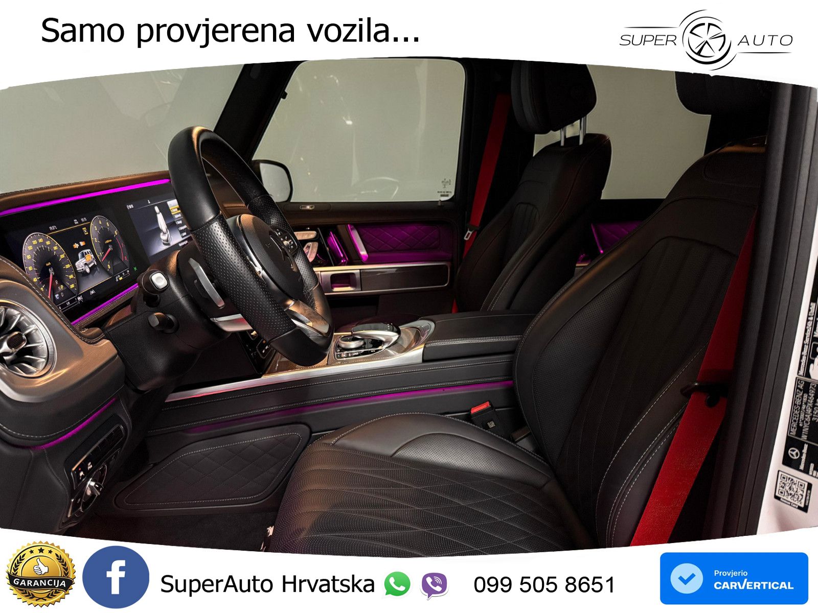 Mercedes G 500 Long V8 (422 KS) 4MATIC 9G-TRONIC AMG LED+GR SJED+ACC