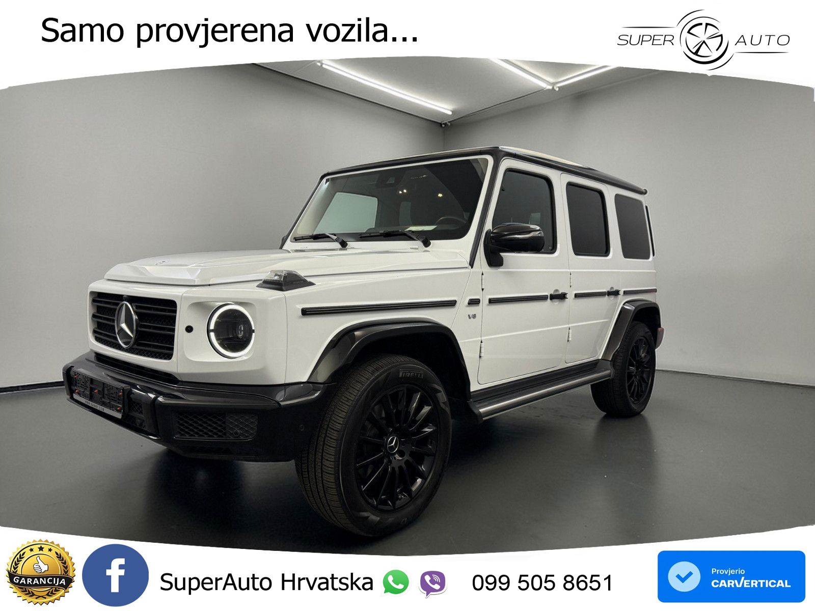 Mercedes G 500 Long V8 (422 KS) 4MATIC 9G-TRONIC AMG LED+GR SJED+ACC