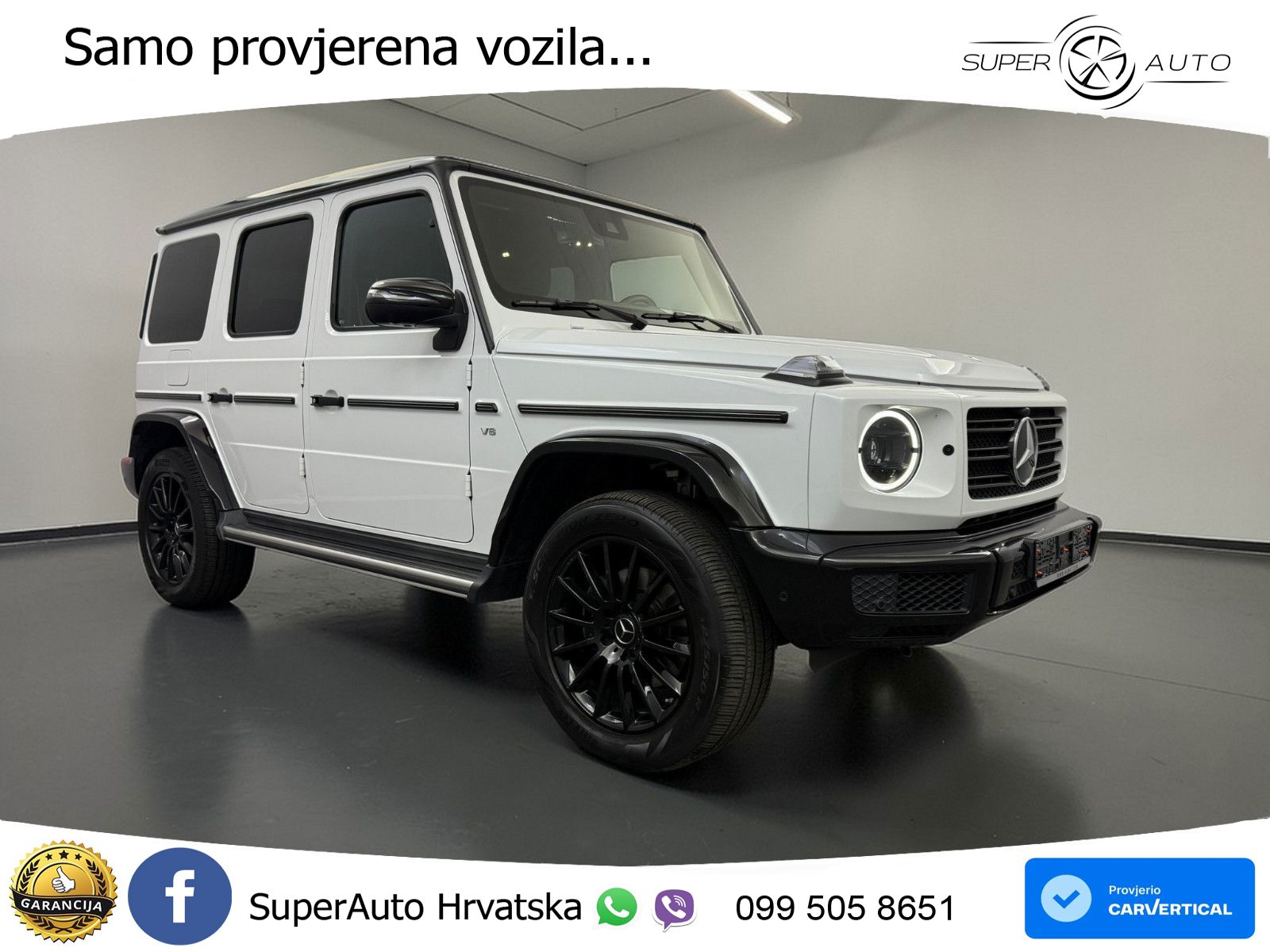 Mercedes G 500 Long V8 (422 KS) 4MATIC 9G-TRONIC AMG LED+GR SJED+ACC