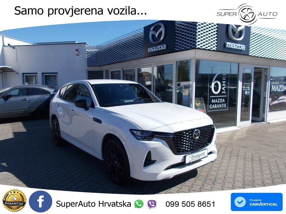 Mazda CX-60 3.3 e-Skyactiv D (254 KS) AWD Automatic LED+ACC