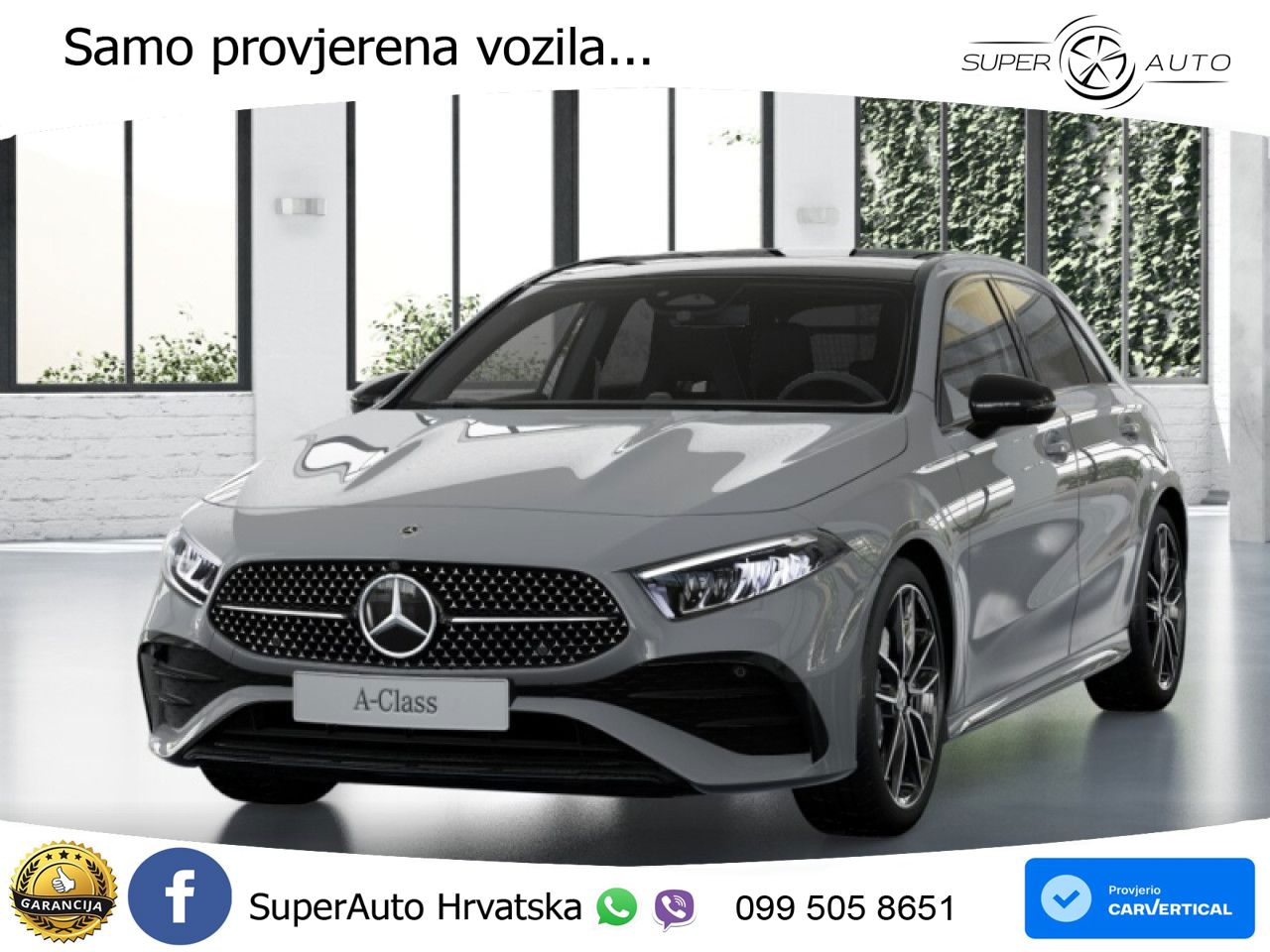 Mercedes-Benz A 220d 8G-DCT AMG ACC+GR SJED+360+PANO