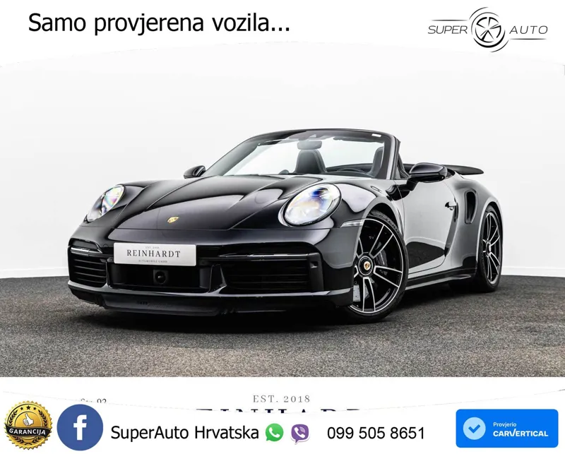 Porsche 911 Turbo S Cabriolet 3.8 (650 KS) PDK MATRIX+GR SJED+KAM