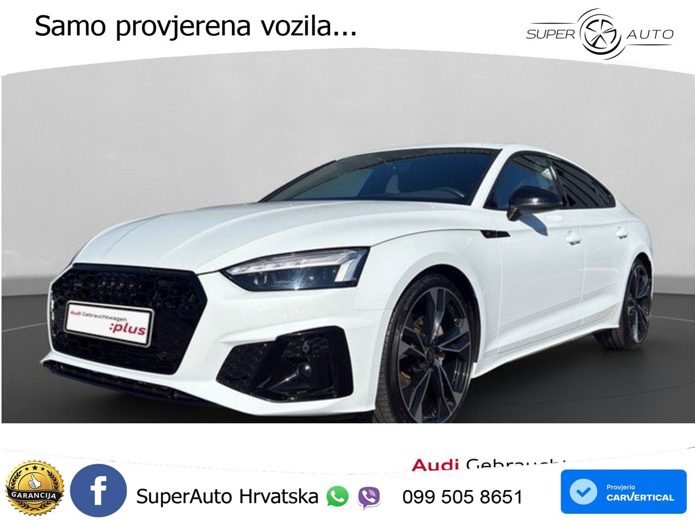 Audi A5 Sportback  40 TFSI (204 KS) quattro S tronic S line MATRIX+GR SJED+KAM
