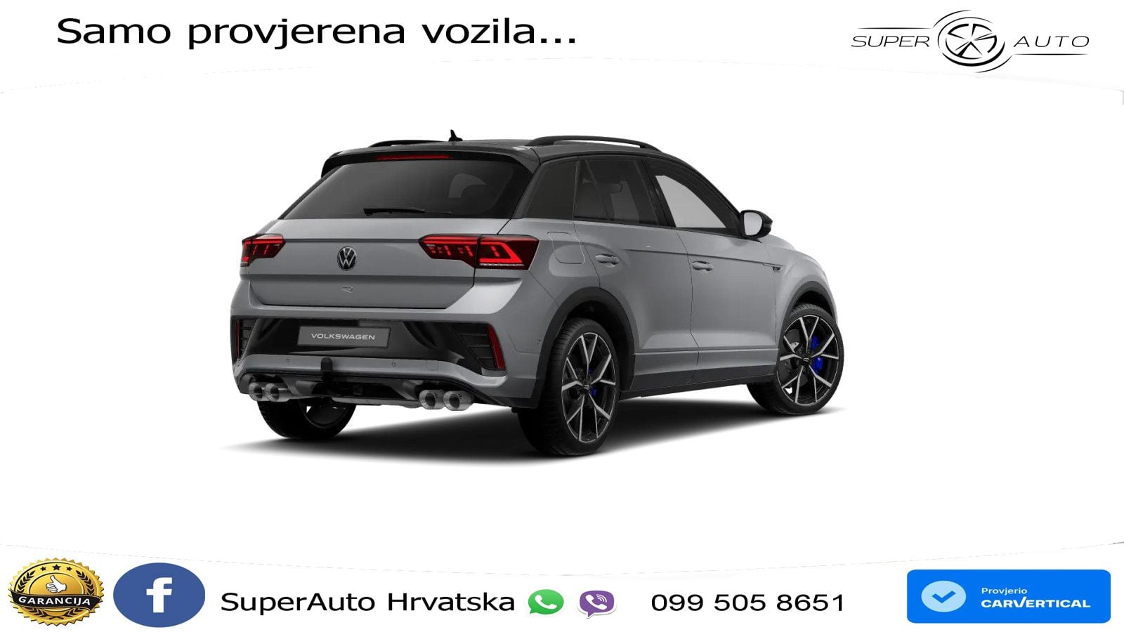 Volkswagen T-Roc I R 2.0 TSI (300 KS) OPF 4M DSG LED+GR SJED+ACC