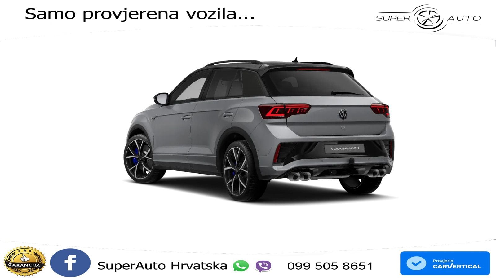 Volkswagen T-Roc I R 2.0 TSI (300 KS) OPF 4M DSG LED+GR SJED+ACC