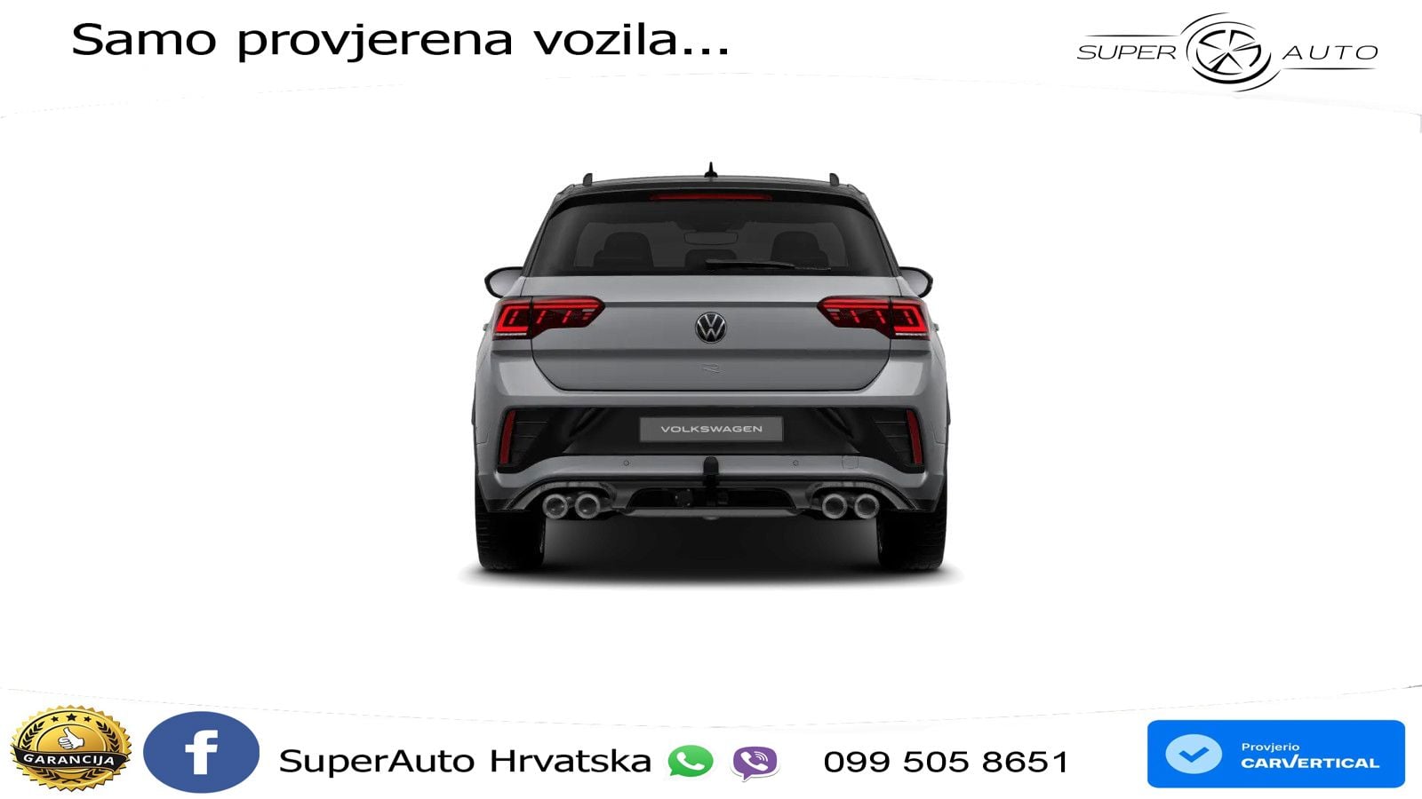 Volkswagen T-Roc I R 2.0 TSI (300 KS) OPF 4M DSG LED+GR SJED+ACC