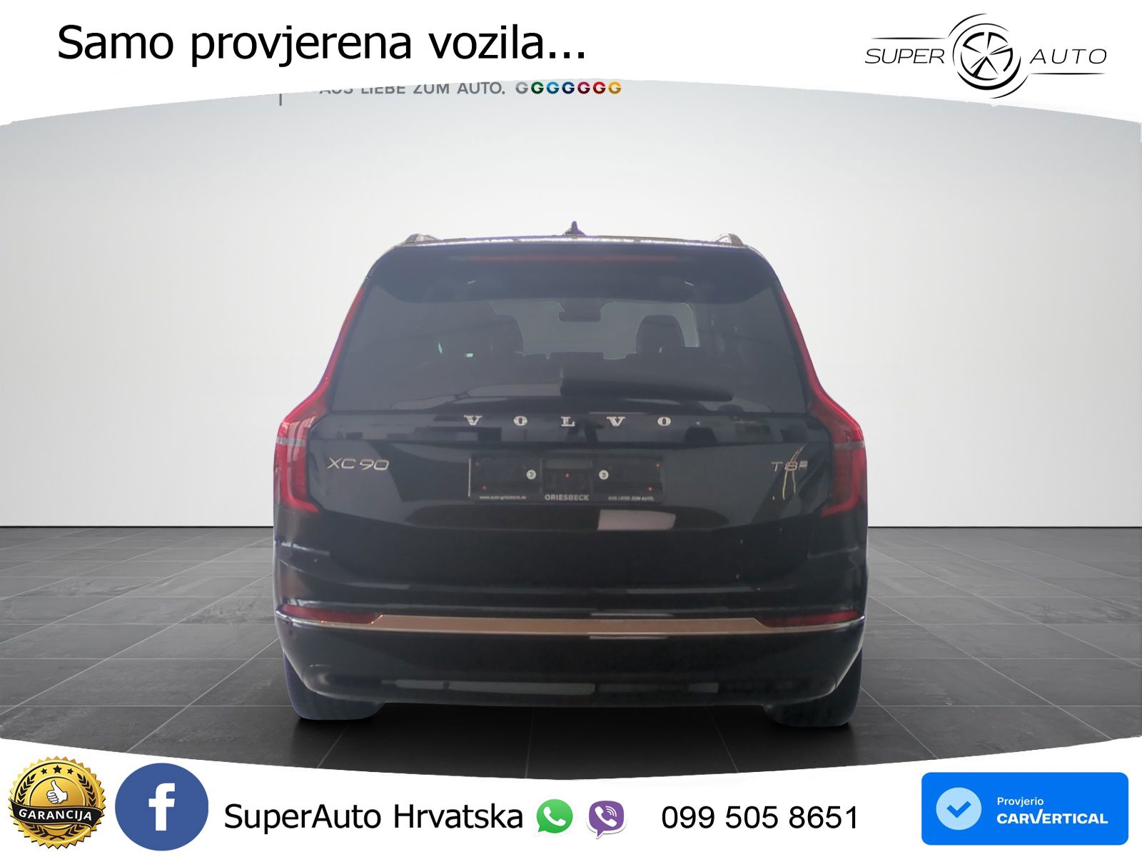 Volvo XC90 2.0 T8 AWD Automatic ZRAČNI+ACC+4xGR SJED+KAM