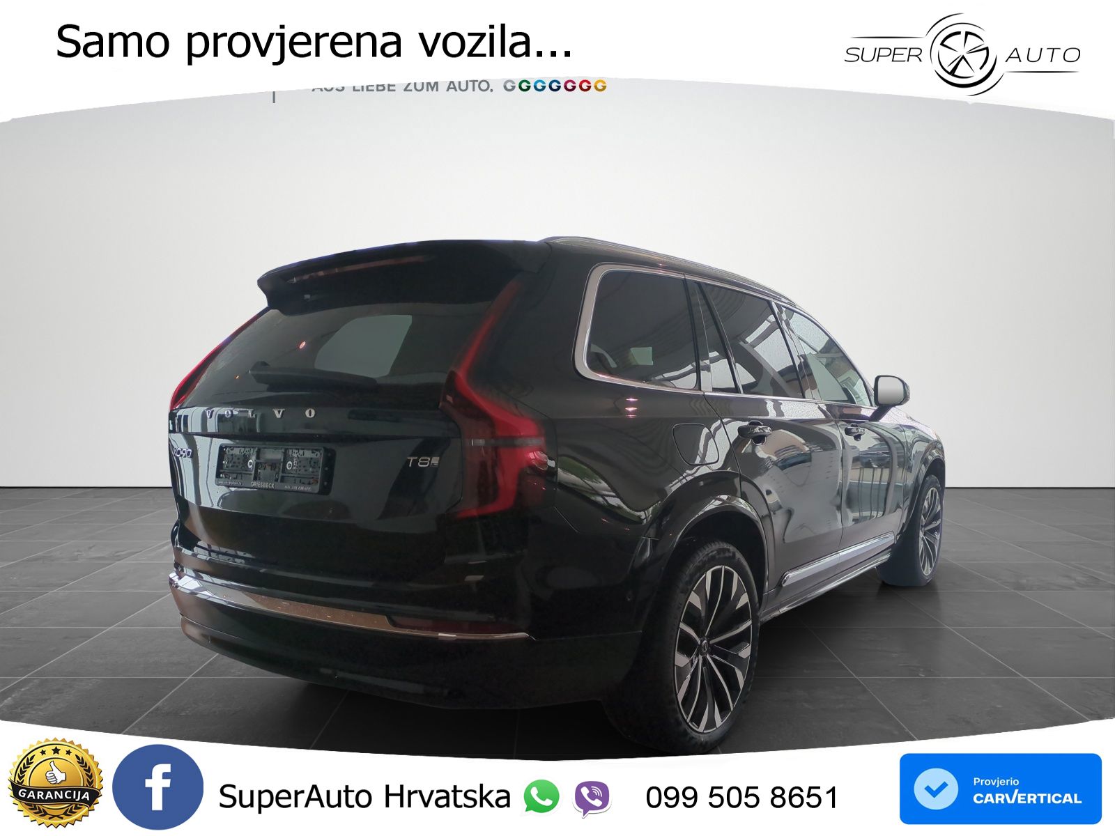 Volvo XC90 2.0 T8 AWD Automatic ZRAČNI+ACC+4xGR SJED+KAM