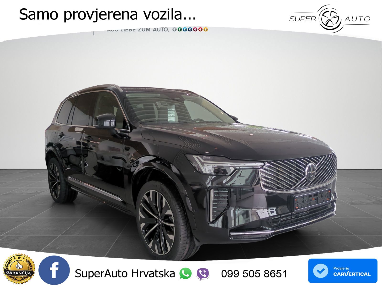 Volvo XC90 2.0 T8 AWD Automatic ZRAČNI+ACC+4xGR SJED+KAM