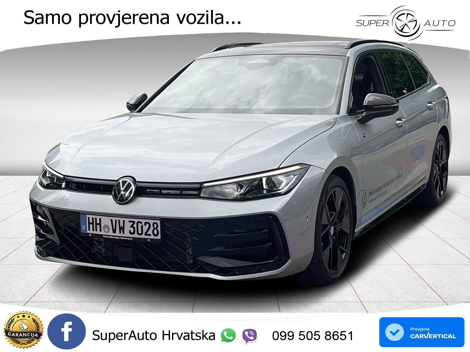 Volkswagen Passat Variant 2.0 TDI (193 KS) 4MOTION DSG R-Line LED+GR SJED+ACC