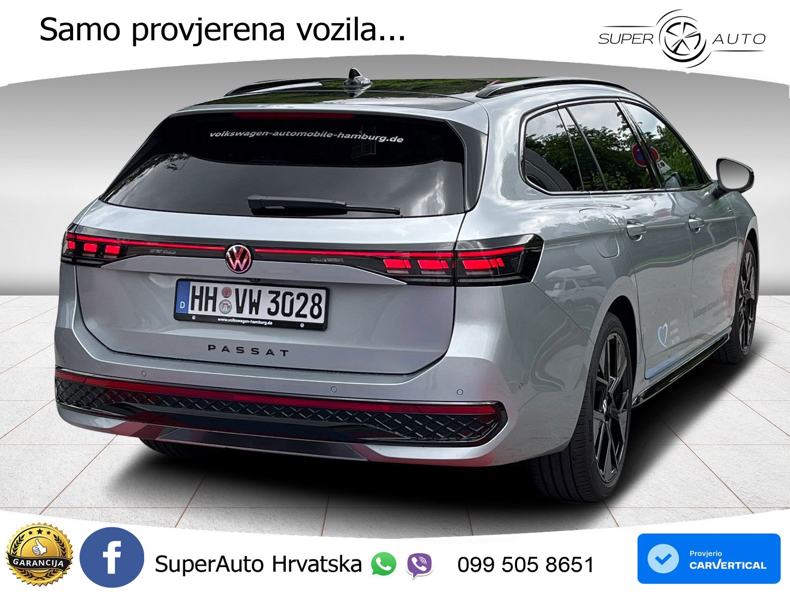 Volkswagen Passat Variant 2.0 TDI (193 KS) 4MOTION DSG R-Line LED+GR SJED+ACC