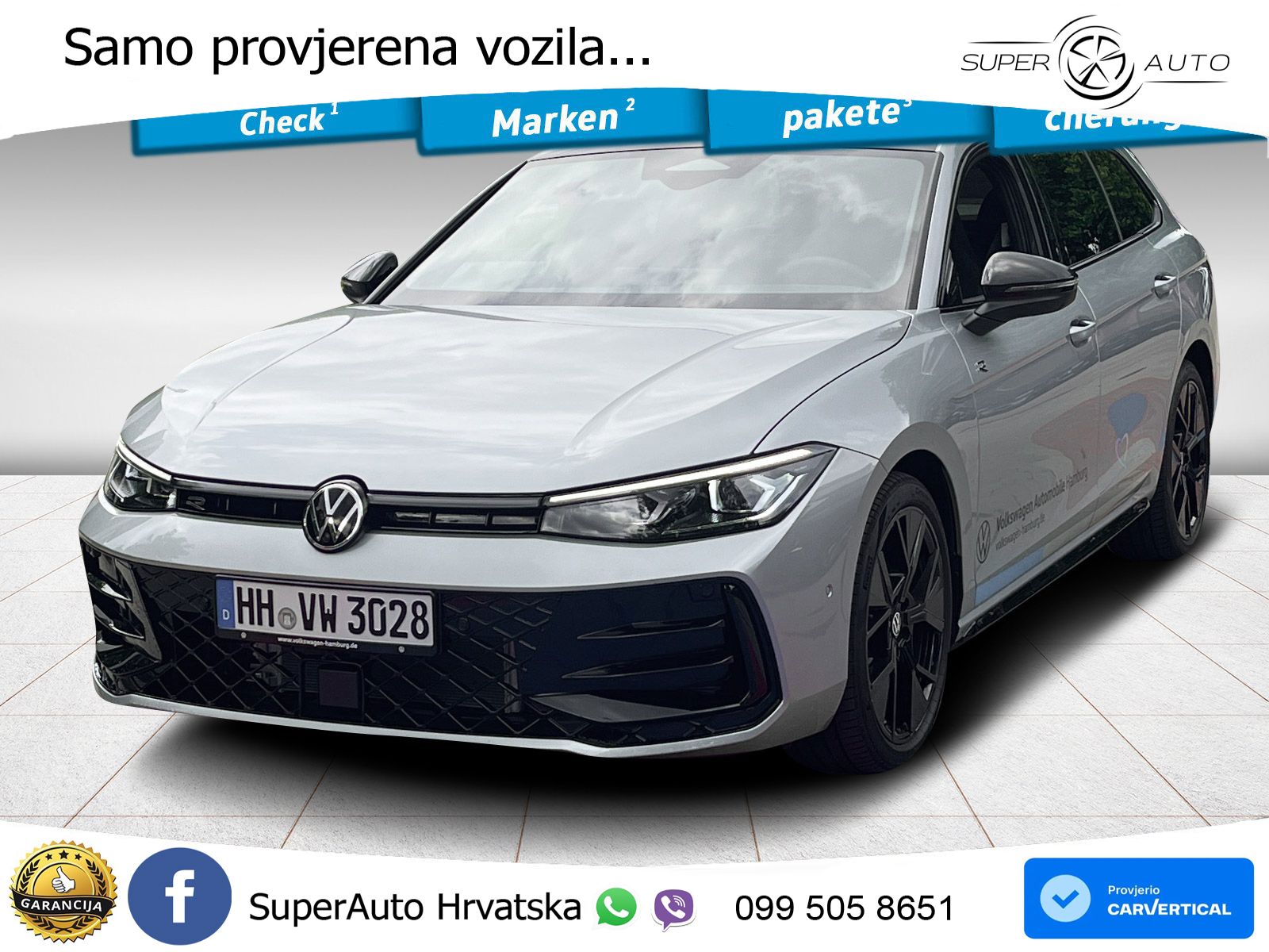 Volkswagen Passat Variant 2.0 TDI (193 KS) 4MOTION DSG R-Line LED+GR SJED+ACC