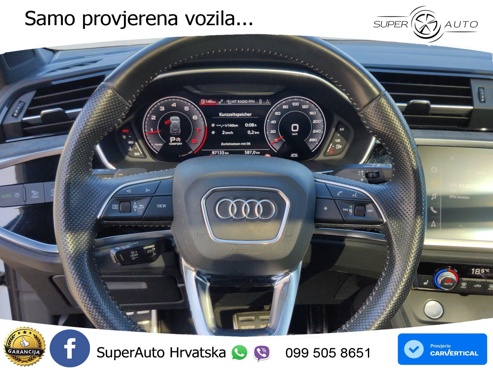 Audi Q3 45 TFSI (230 KS) quattro S tronic S line MATRIX+GR SJED+KAM