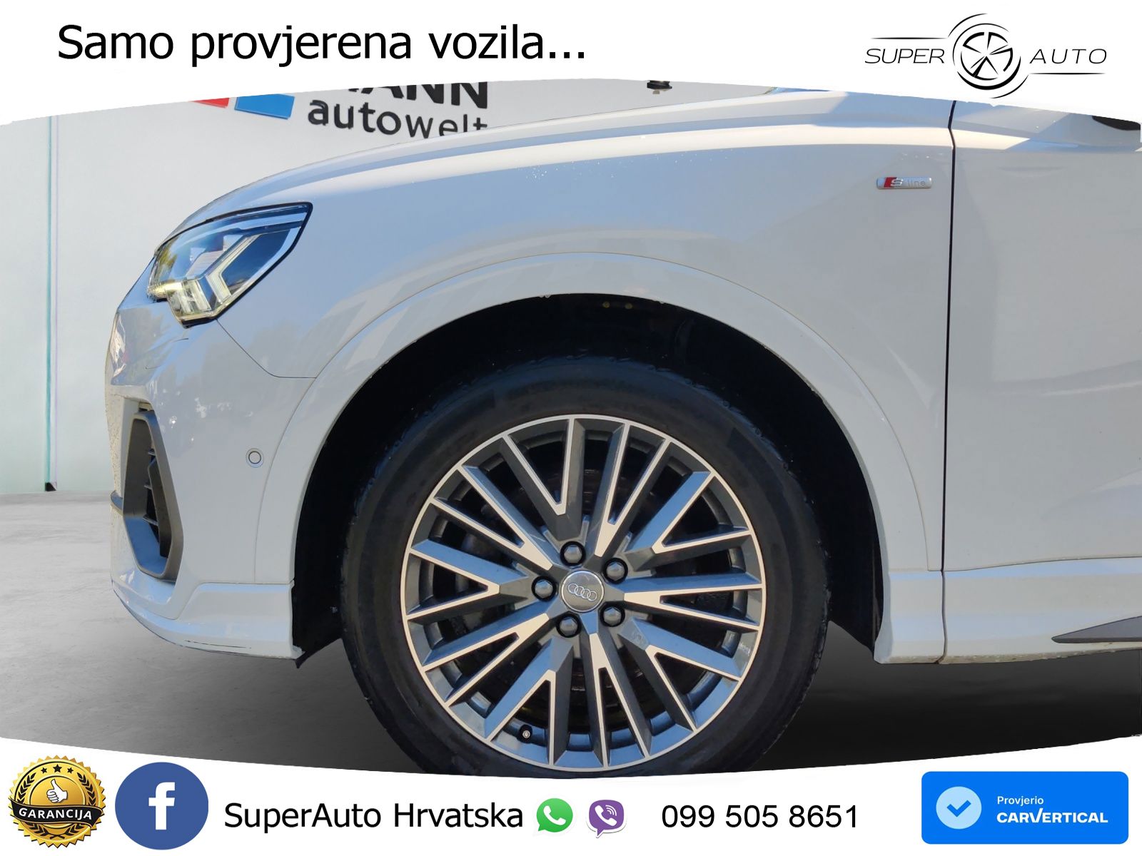 Audi Q3 45 TFSI (230 KS) quattro S tronic S line MATRIX+GR SJED+KAM