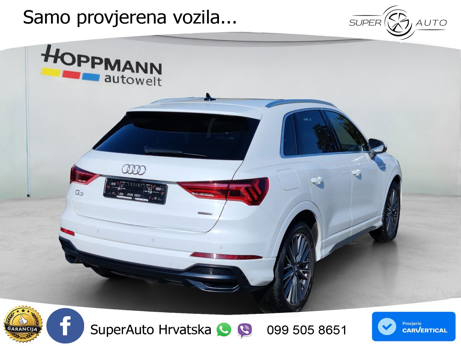 Audi Q3 45 TFSI (230 KS) quattro S tronic S line MATRIX+GR SJED+KAM