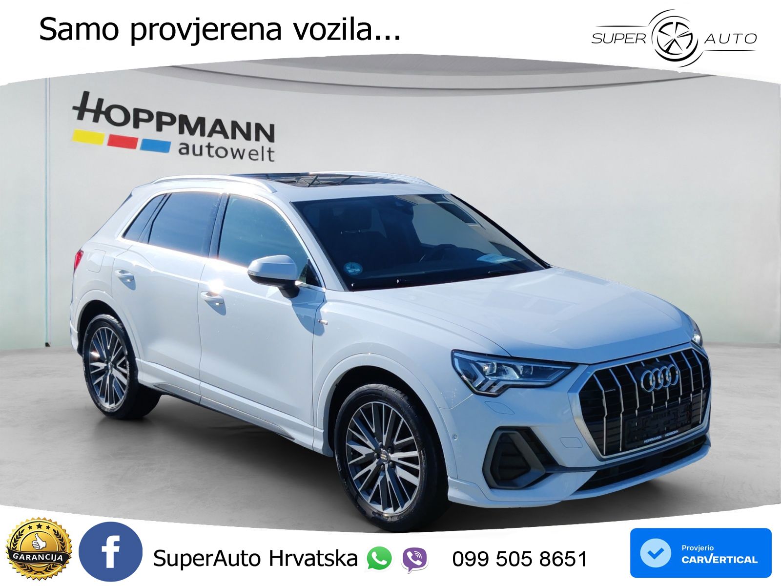 Audi Q3 45 TFSI (230 KS) quattro S tronic S line MATRIX+GR SJED+KAM