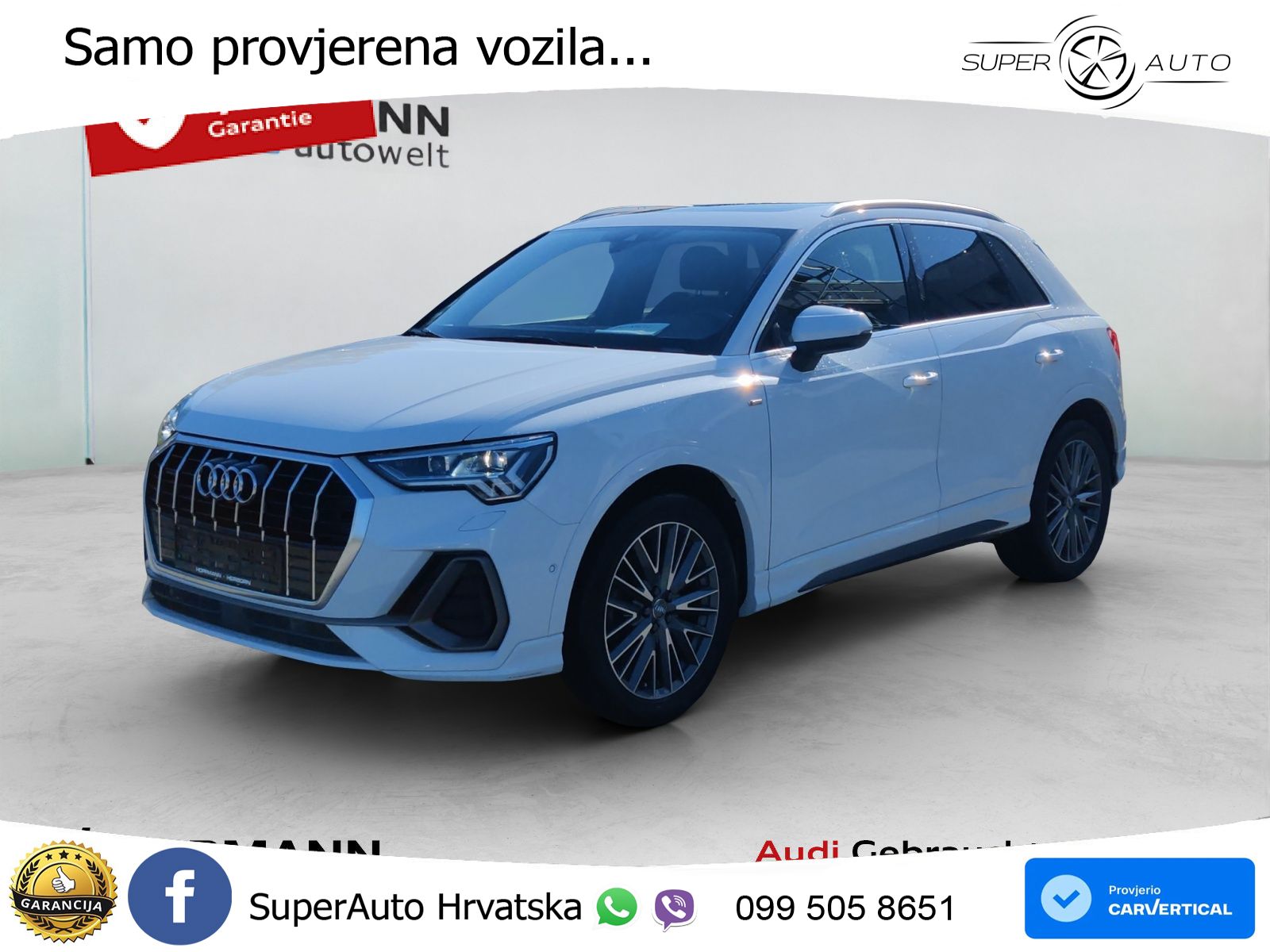 Audi Q3 45 TFSI (230 KS) quattro S tronic S line MATRIX+GR SJED+KAM