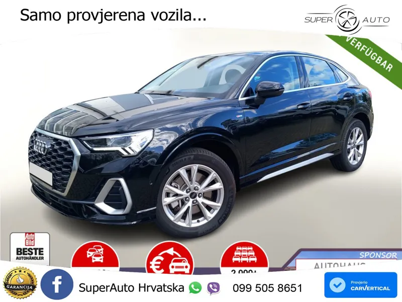 Audi Q3 Sportback 40 TFSI (190 KS) quattro S tronic S line