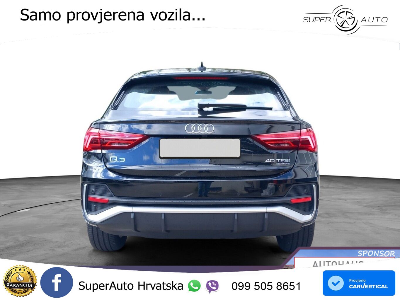 Audi Q3 Sportback 40 TFSI (190 KS) quattro S tronic S line