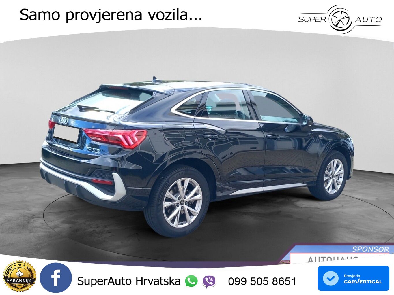 Audi Q3 Sportback 40 TFSI (190 KS) quattro S tronic S line