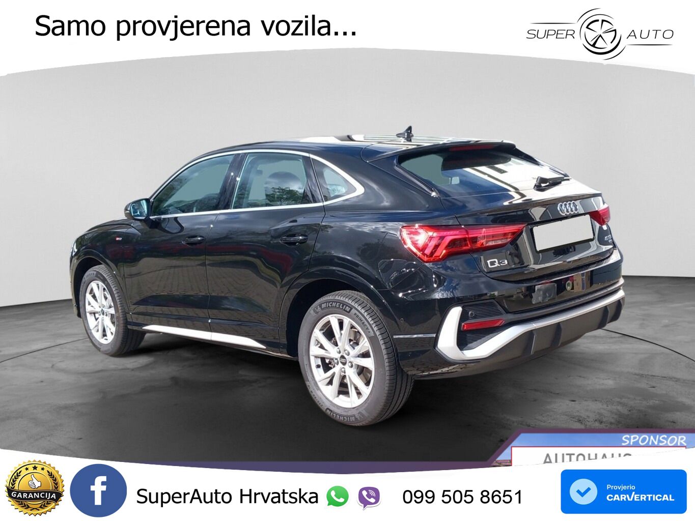 Audi Q3 Sportback 40 TFSI (190 KS) quattro S tronic S line