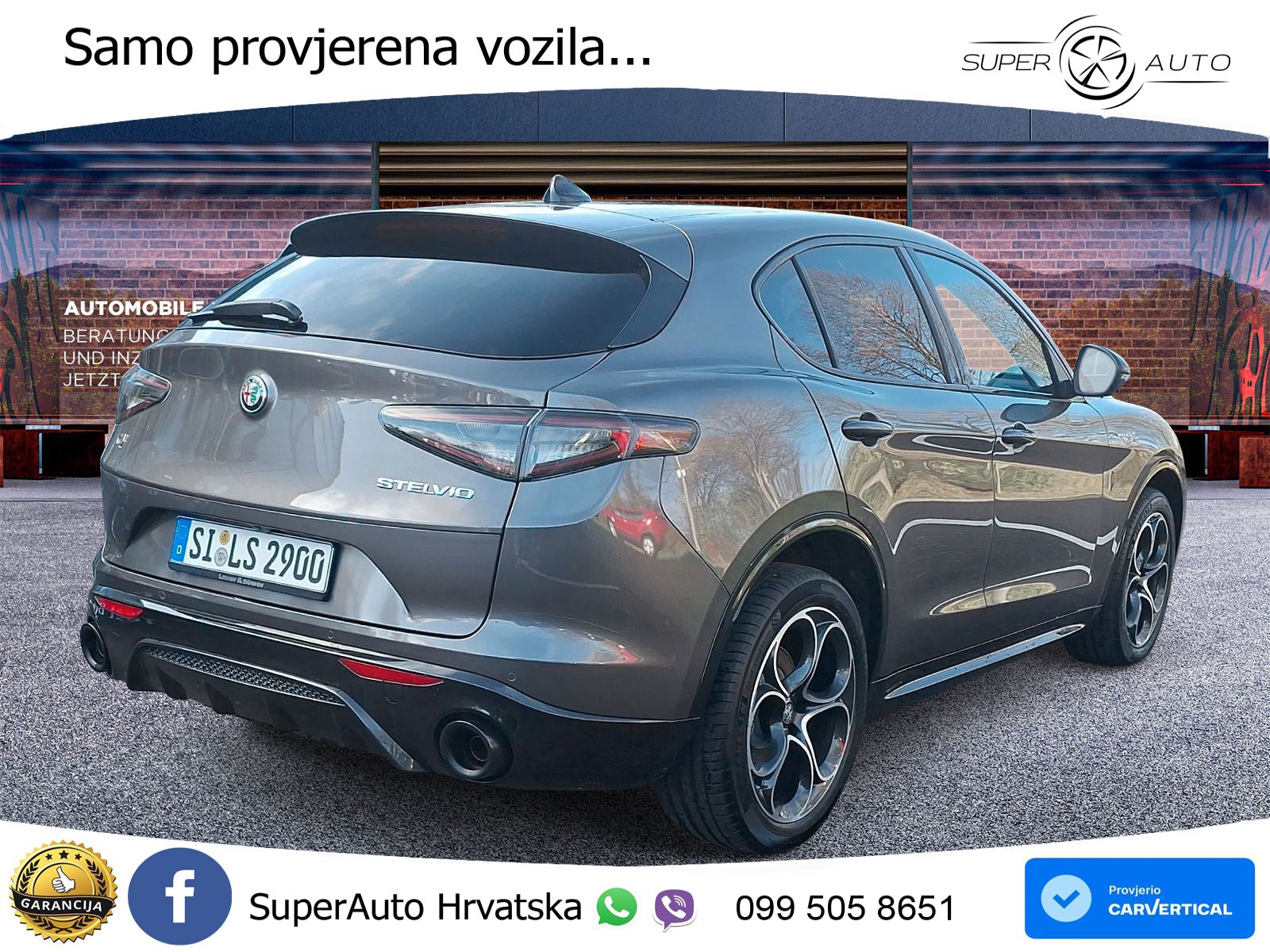 Alfa Romeo Stelvio 2.0 Turbo (280 KS) Q4 Automatic LED+GR SJED+ACC