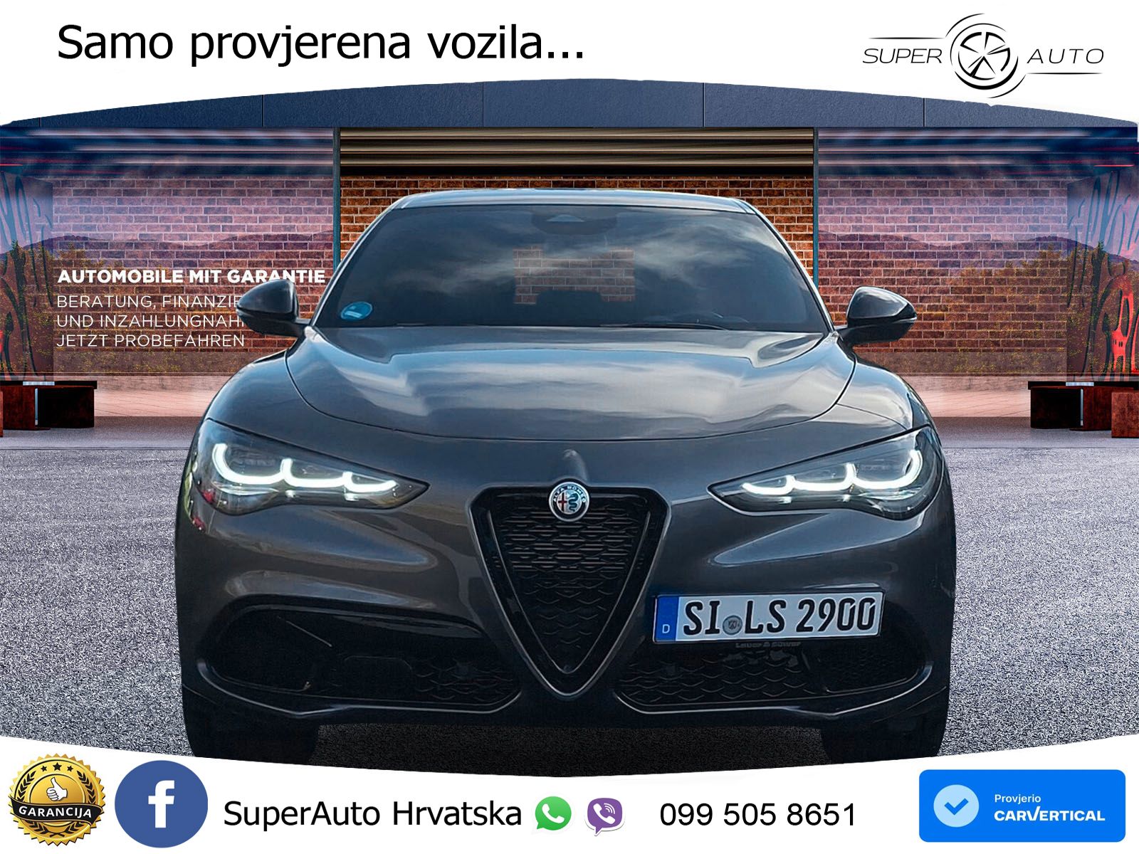Alfa Romeo Stelvio 2.0 Turbo (280 KS) Q4 Automatic LED+GR SJED+ACC