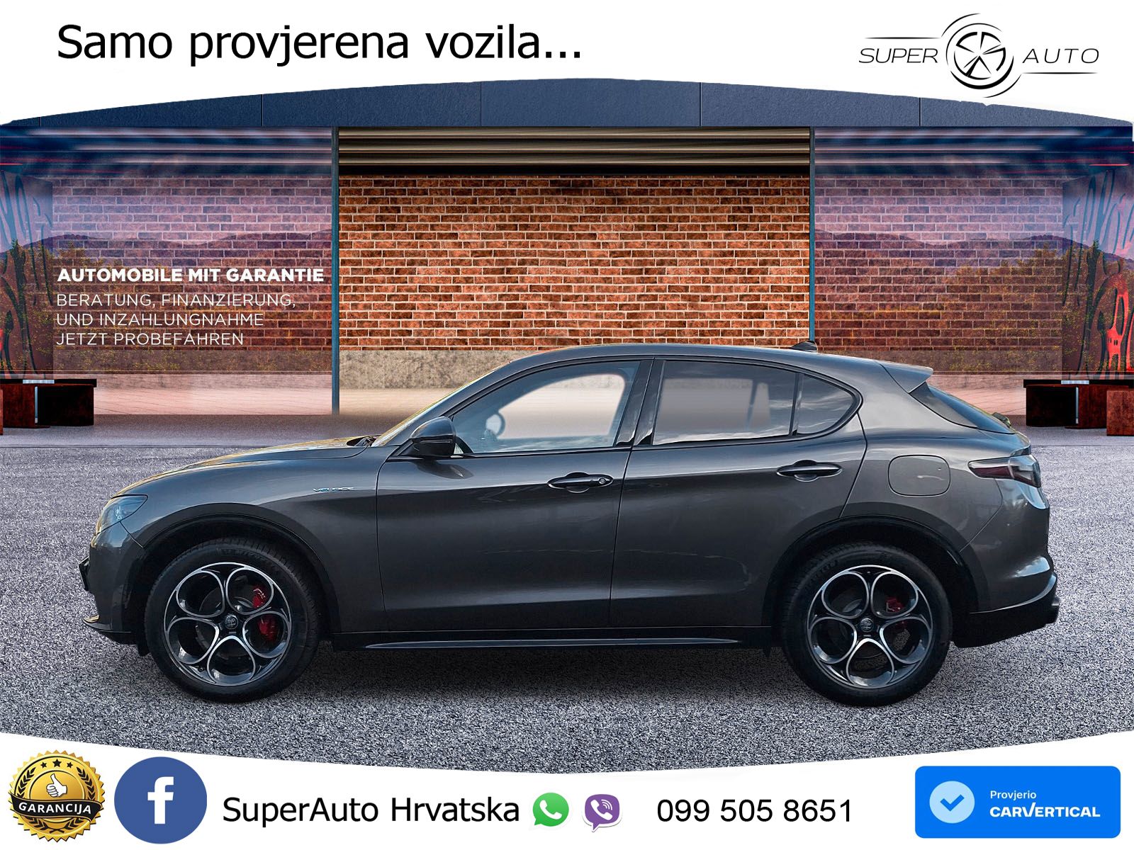 Alfa Romeo Stelvio 2.0 Turbo (280 KS) Q4 Automatic LED+GR SJED+ACC