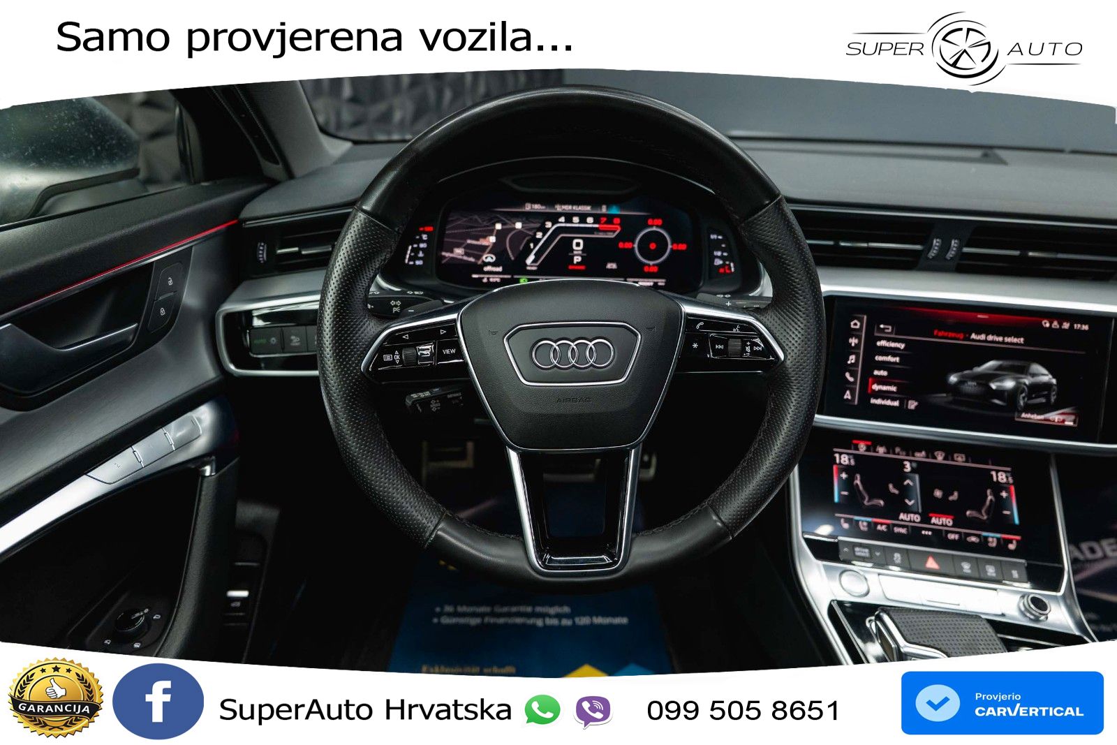 Audi A6 55 TFSI V6 (340 KS) quattro S tronic S line ACC+HEAD+GR SJED+360+PANO