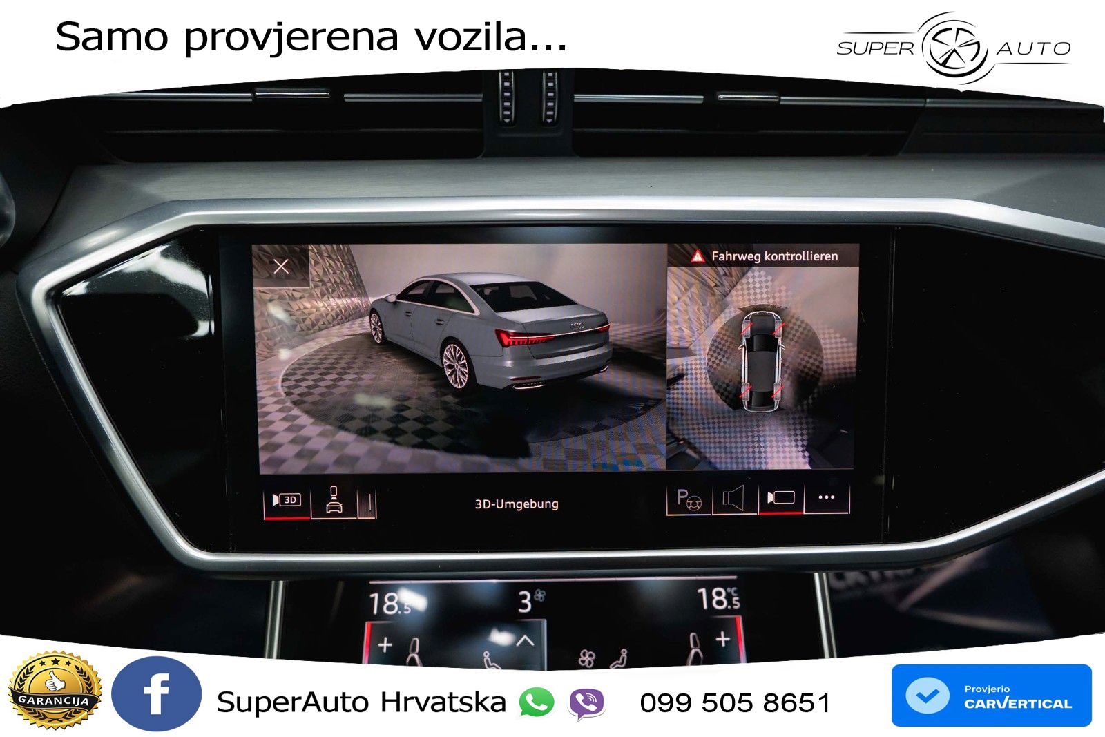 Audi A6 55 TFSI V6 (340 KS) quattro S tronic S line ACC+HEAD+GR SJED+360+PANO